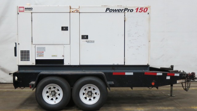 Used MMD PowerPro SGD150S Rental Grade Diesel Generator 6498 Hrs EPA Tier 3