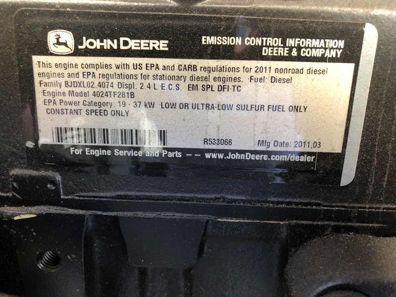 Used Generac SD0030 Diesel Generator, 79 Hrs, EPA Tier 3