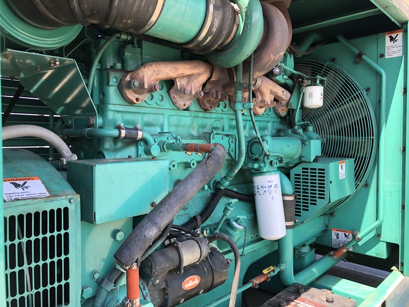 Used Cummins DFCE NTA855-G5 Diesel Generator, 346 Hrs