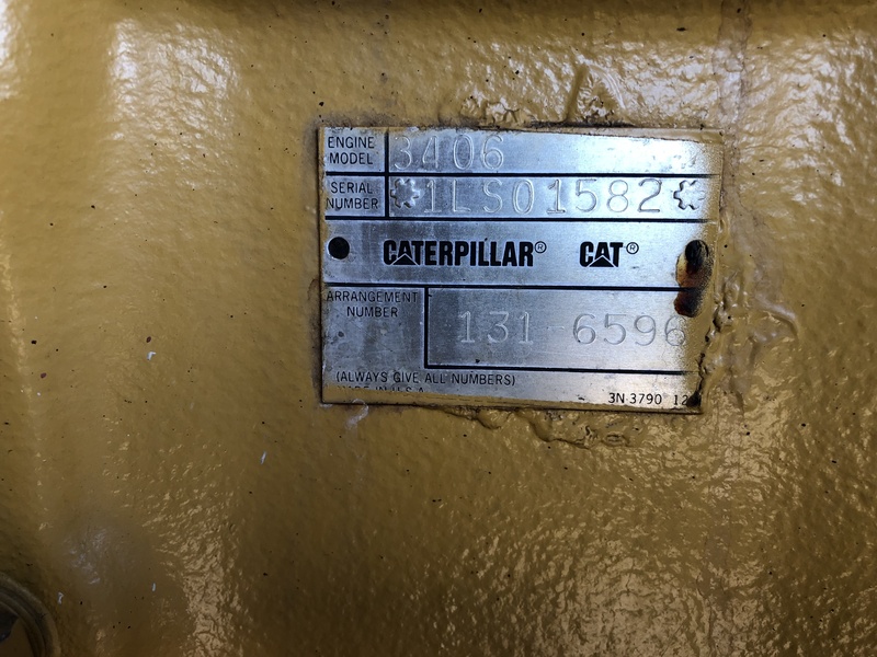 Used Caterpillar 3406 Portable Diesel Generator, 237 Hrs