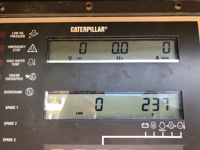 Used Caterpillar 3406 Portable Diesel Generator, 237 Hrs