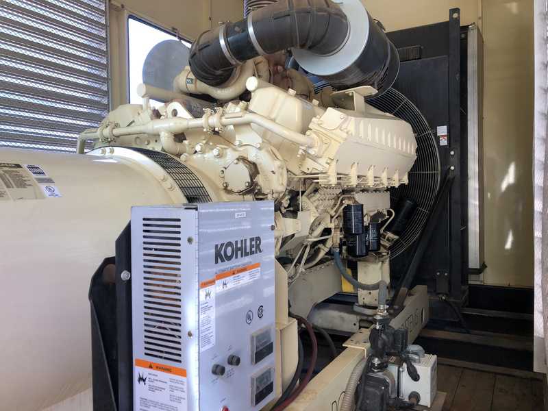 Used Kohler 800REOZM Diesel Generator, 234 Hrs