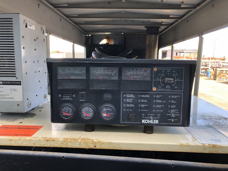 Used Kohler 150RZD Natural Gas Generator, 546 Hrs