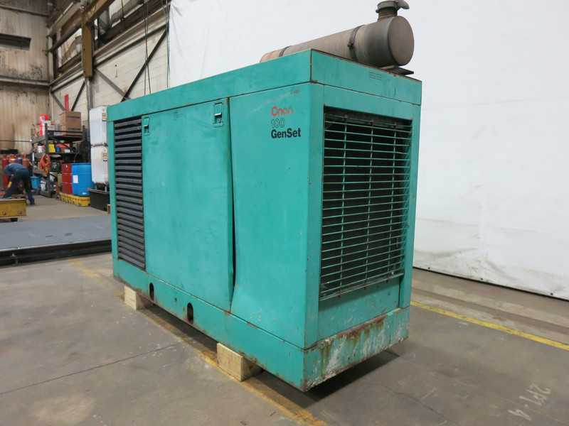 Used Cummins 100ENTXL28191A Natural Gas Generator, 1266 Hrs,