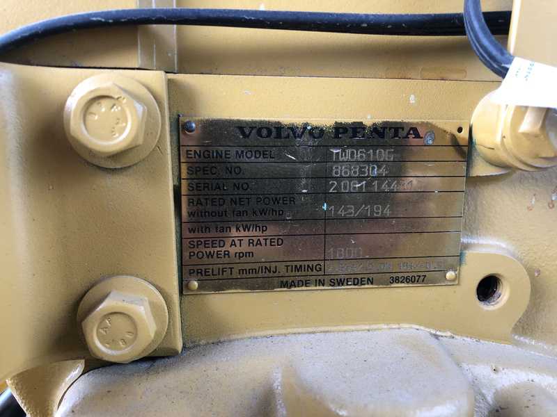 Used Katolight D125FJJ4 TWD610G Diesel Generator, 497 Hrs
