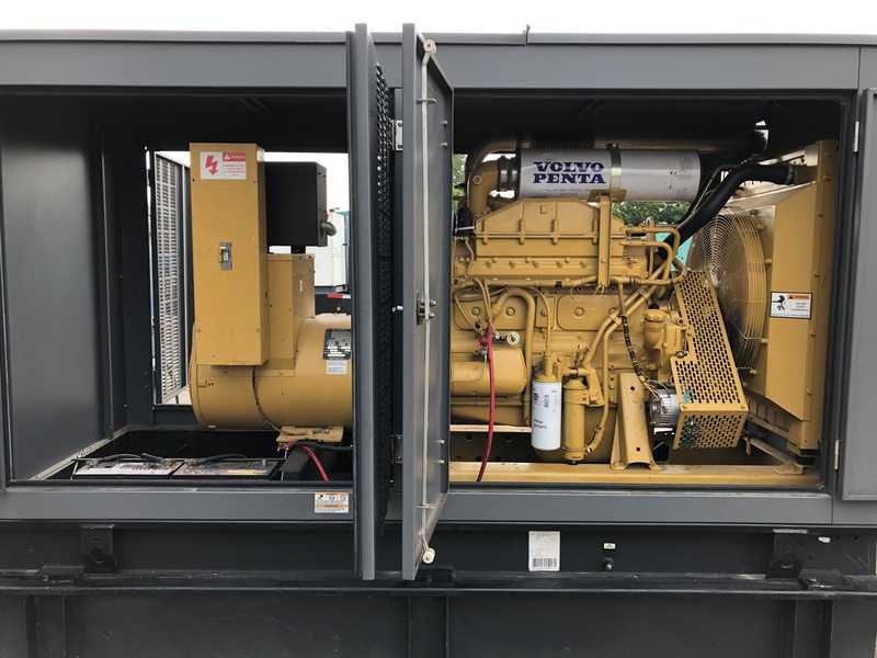 Used Katolight D125FJJ4 TWD610G Diesel Generator, 497 Hrs