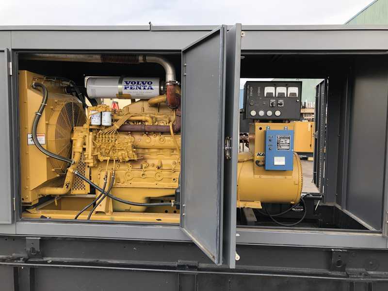 Used Katolight D125FJJ4 TWD610G Diesel Generator, 497 Hrs