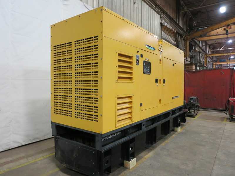 Used AKSA / Perkins Diesel Generator | 672 Hrs EPA Tier 3 | 300 KW ...