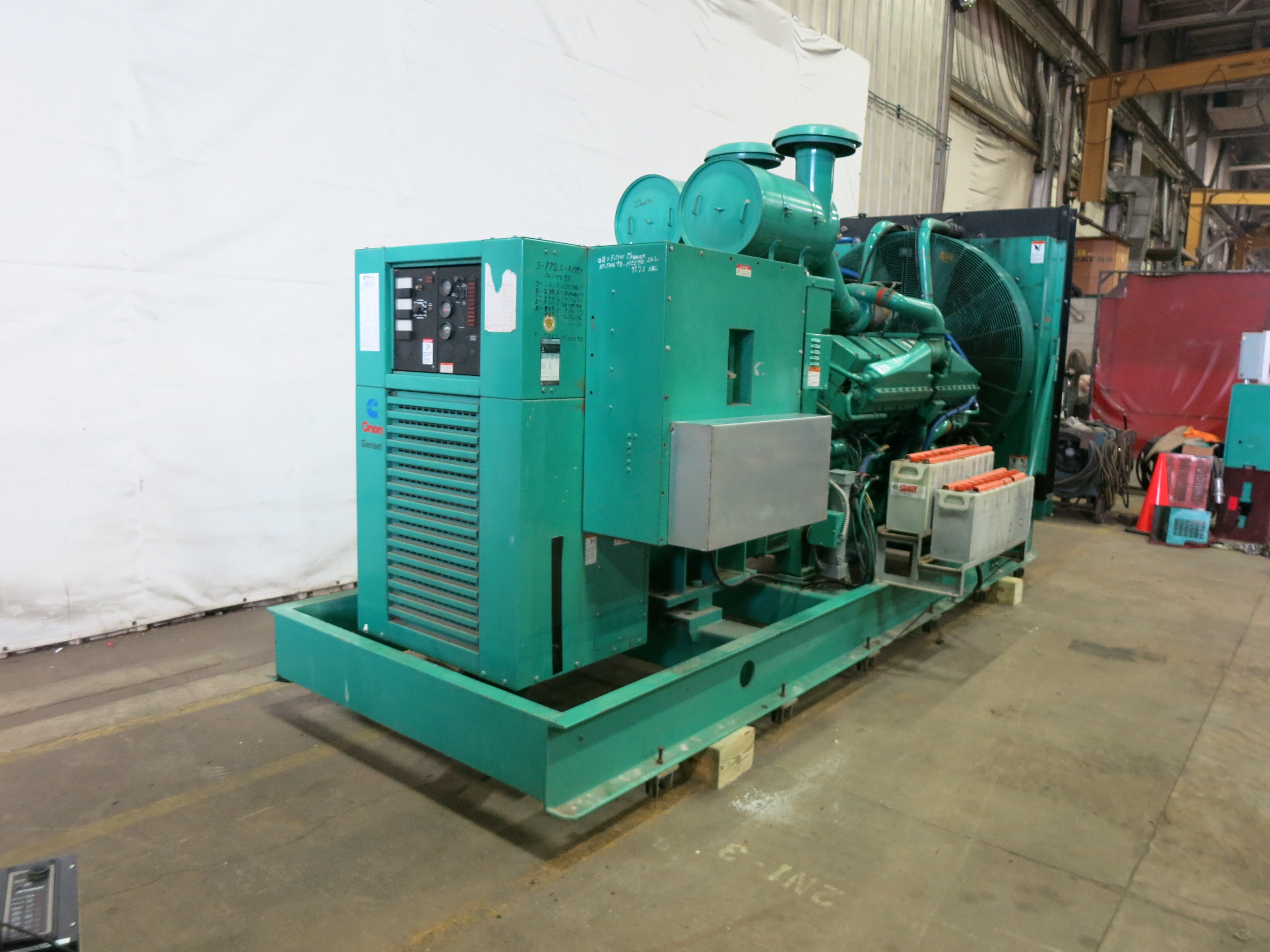Used Cummins DFJA Diesel Generator 2437 Hrs 750 KW 47500 Price CSDG