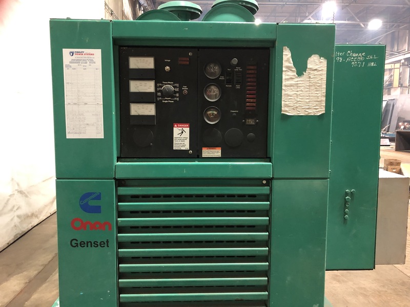 Used Cummins DFJA KTA 38-G1 Diesel Generator, 2437 Hrs