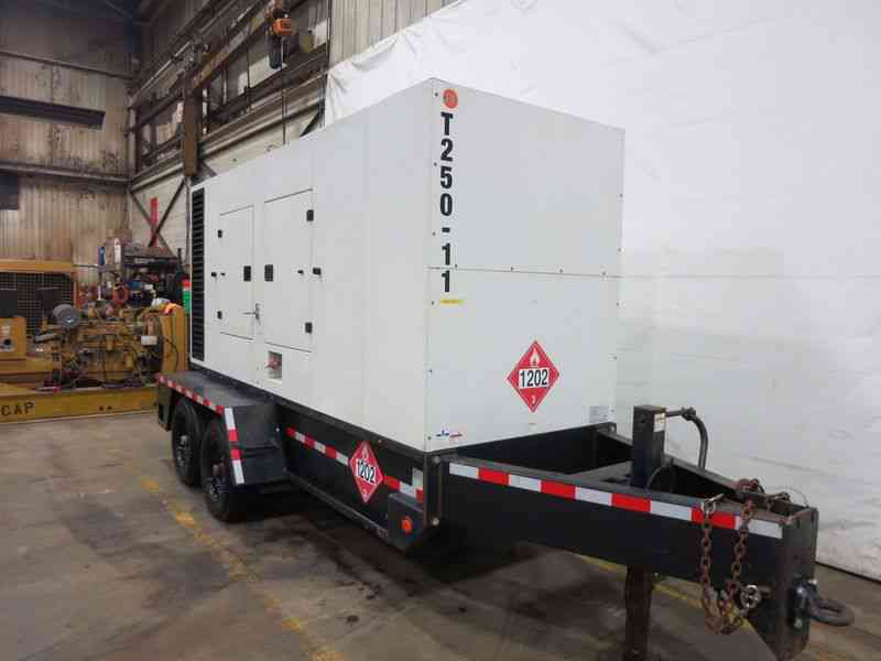 Used Doosan / Cummins G290 Rental Grade Diesel Generator 5283 Hrs EPA Tier 3