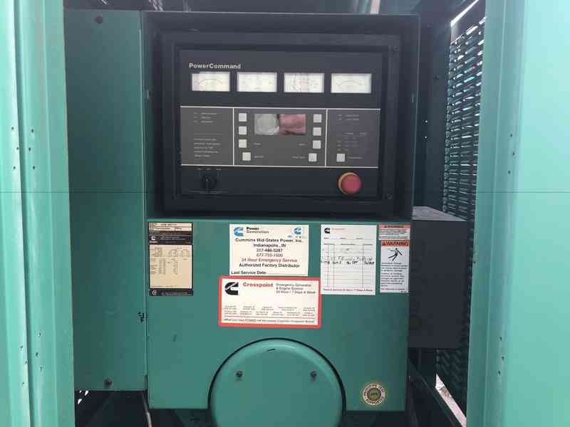 Used Cummins GGKB Natural Gas Generator, 677 Hrs