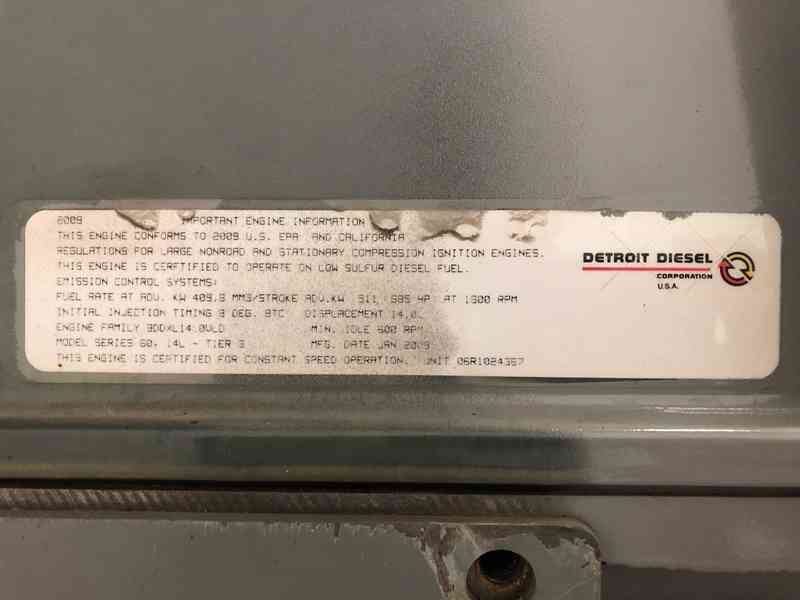 Used MTU 350RXC6DT3 Diesel Generator 142 Hrs EPA Tier 3