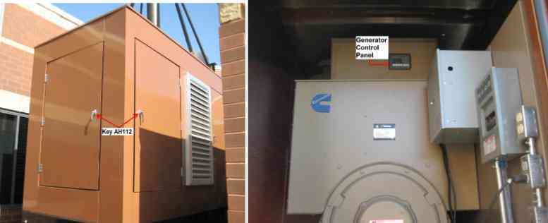 Used Cummins 600 kW VTA28-G2 Diesel Generator, 279 Hrs
