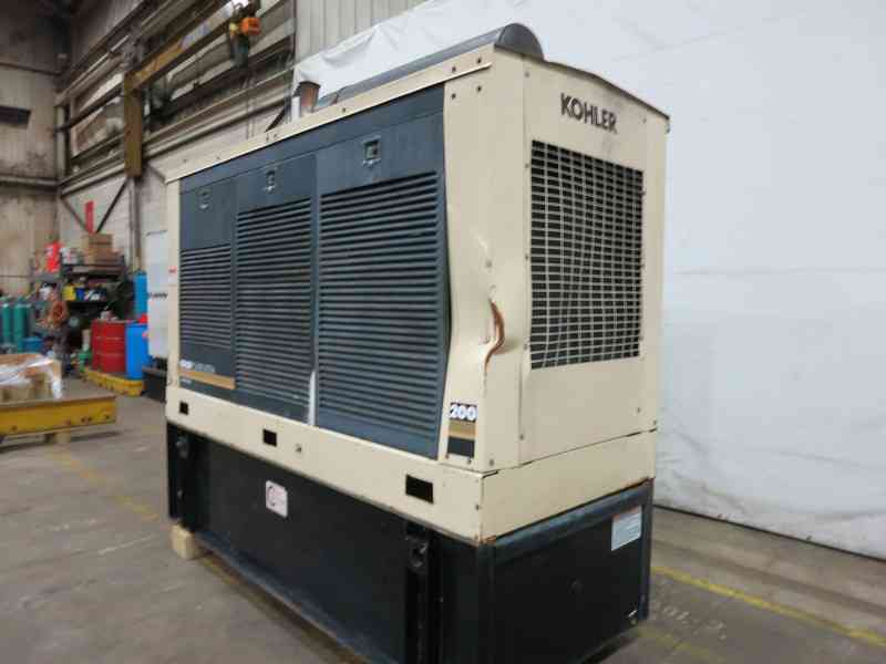 Used  Kohler 200ROZJ Diesel Generator, 321 Hrs
