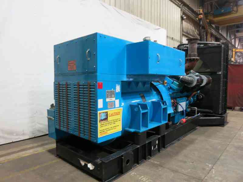 Used Cummins QSK60-G6 Diesel Generator 13800V 935 Hrs