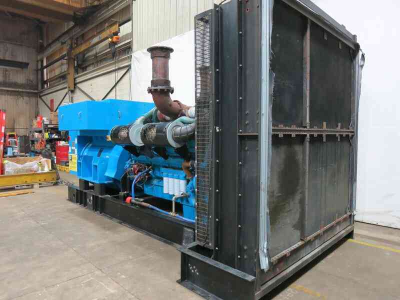 Used Cummins QSK60-G6 Diesel Generator 13800V 935 Hrs