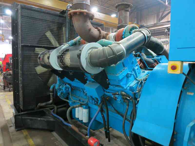 Used Cummins QSK60-G6 Diesel Generator 13800V 935 Hrs