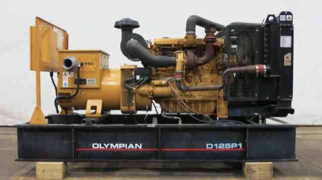 Used Caterpillar D125P1 Diesel Generator 43 Hrs
