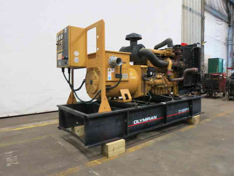 Used Caterpillar D125P1 Diesel Generator 43 Hrs