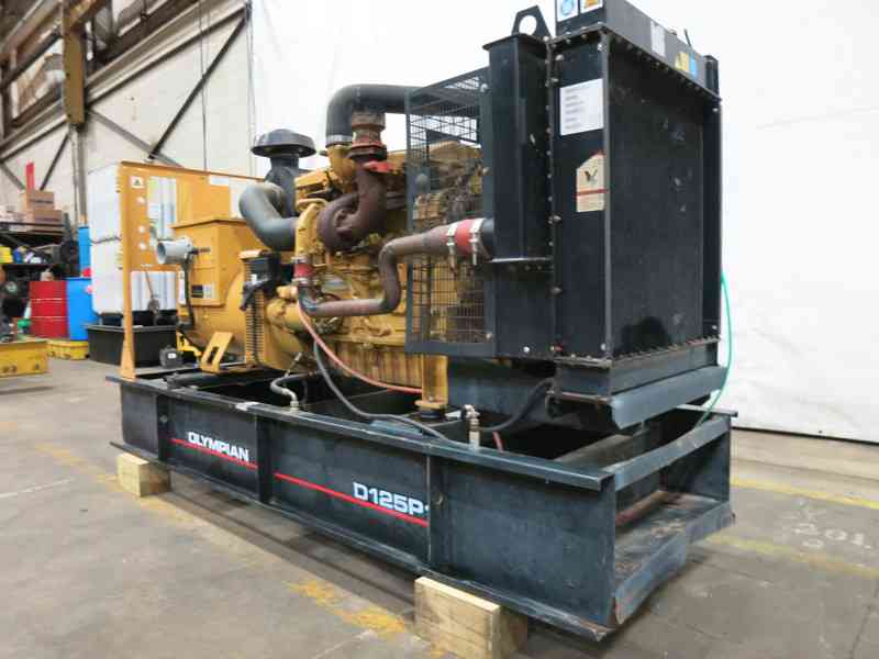 Used Caterpillar D125P1 Diesel Generator 43 Hrs