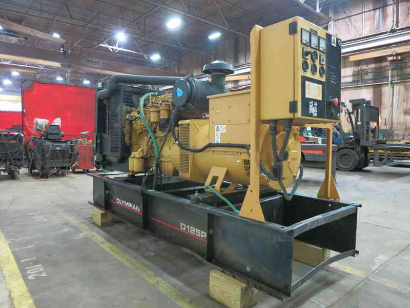 Used Caterpillar D125P1 Diesel Generator 43 Hrs
