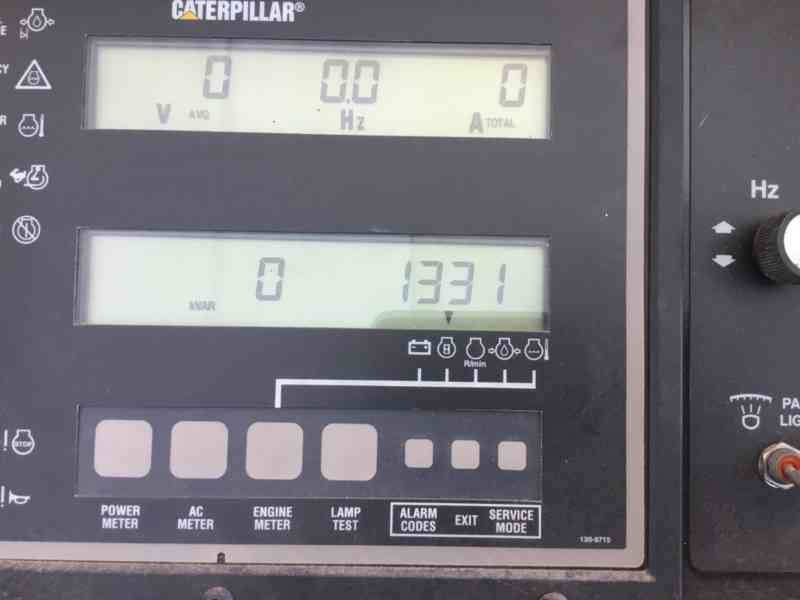 Used Caterpillar 3208 Diesel Generator, 1331 Hrs