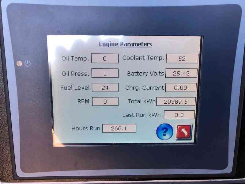 Used Generac MD0600 Paralleling Diesel Generator, 266 Hrs