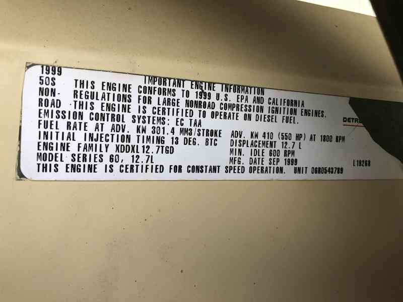 Used Kohler 250REOZD  Diesel Generator, 621 Hrs