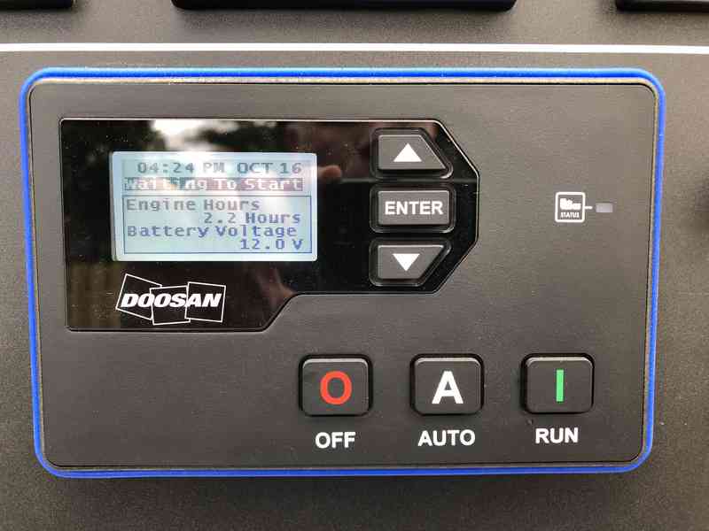 New Doosan G50 Rental Grade Diesel Generator, 2 Hrs, EPA Tier 4 w/Warranty