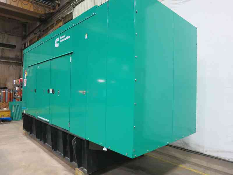 Used Cummins DFEK QSX15-G9 NR2 Diesel Generator, 59 Hrs, EPA Tier 2 w/Warranty