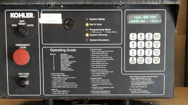 Used Kohler 300REOZDN Portable Rental Grade Diesel Generator 3525 Hrs