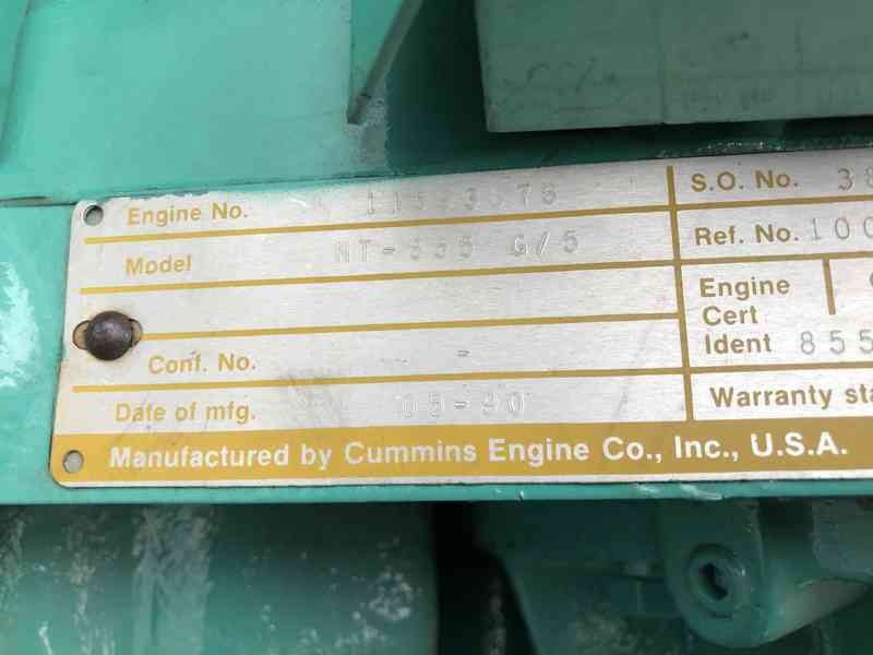 Used Cummins DFBE Diesel Generator, 245 Hrs