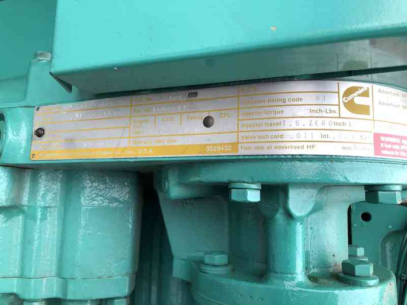 Used Cummins DFBE Diesel Generator, 245 Hrs