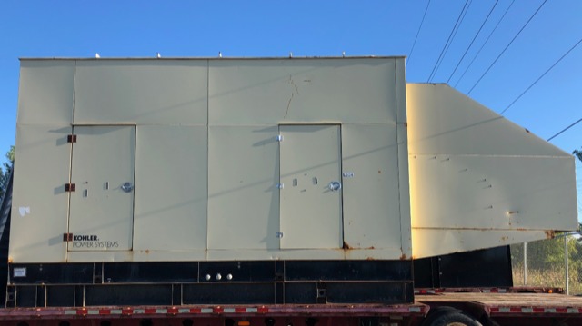 Used Kohler 750REOZDB Diesel Generator, 340 Hrs