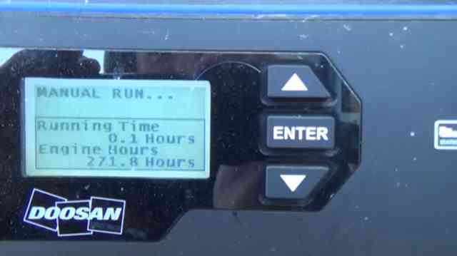 Used Doosan G50 Rental Grade Diesel Generator, 271 Hrs, EPA Tier 4 w/Warranty