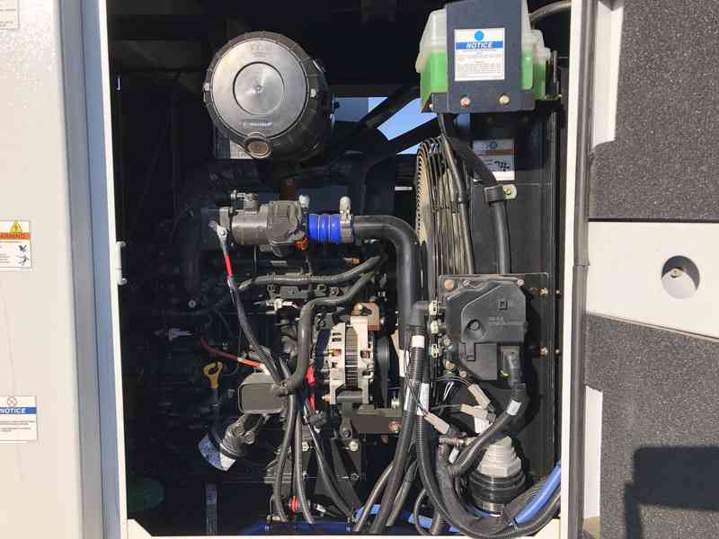 Used Doosan G70 Rental Grade Diesel Generator, 512 Hrs, EPA Tier 4