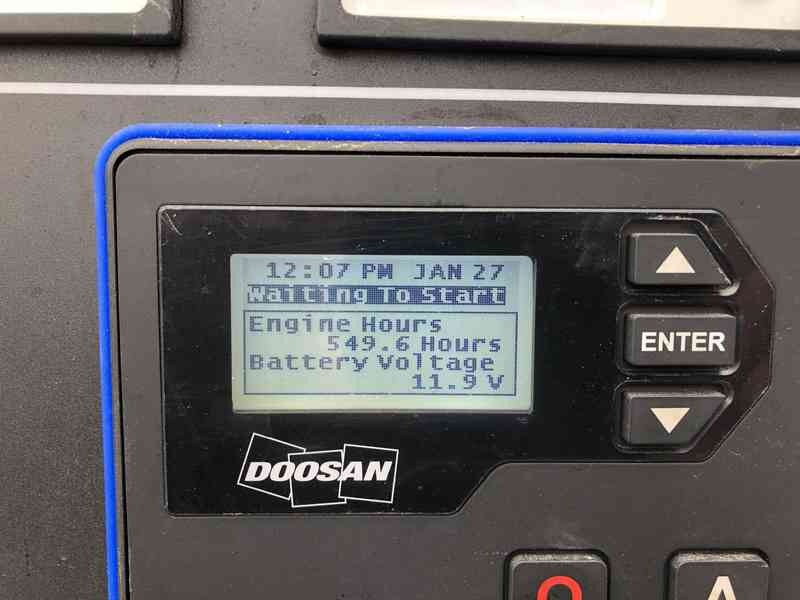 Used Doosan G70 Rental Grade Diesel Generator, 549 Hrs, EPA Tier 4 w/Warranty