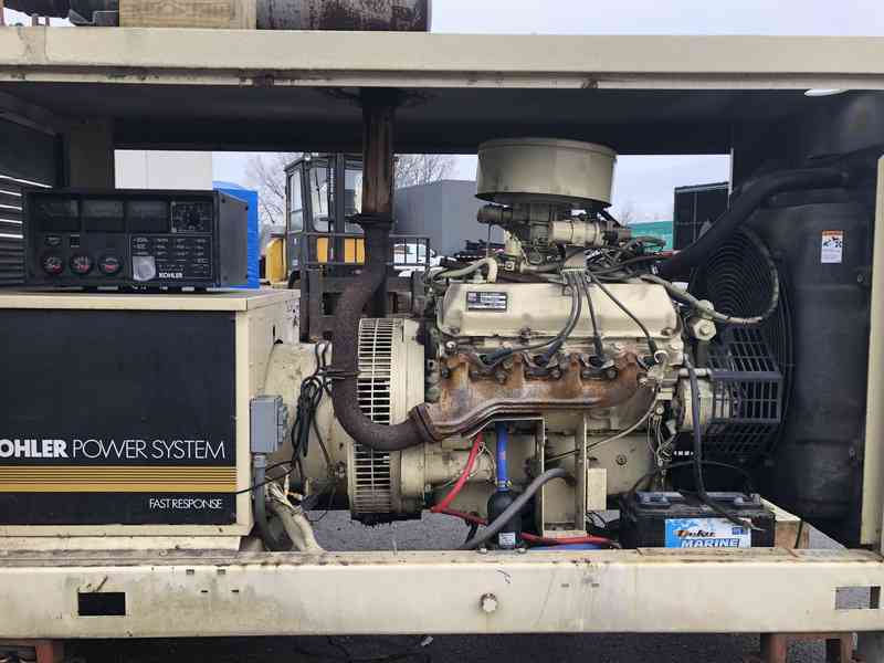 Used Kohler 60RZ272 Natural Gas/LP Generator, 1555 Hrs