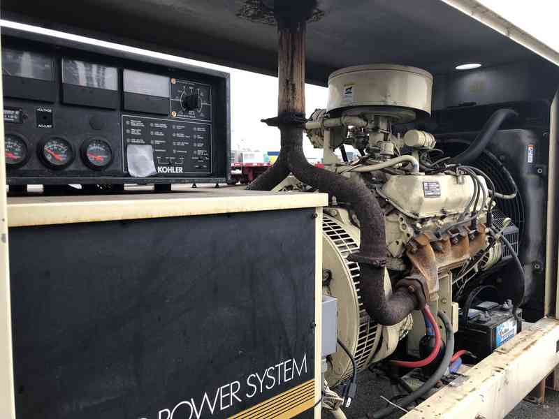 Used Kohler 60RZ272 Natural Gas/LP Generator, 1555 Hrs