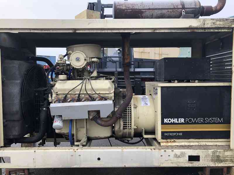 Used Kohler 60RZ272 Natural Gas/LP Generator, 1555 Hrs