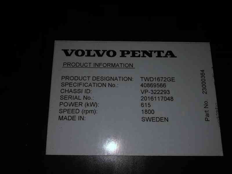 Used Gillette T4D-5500 Volvo TWD1672GE  Diesel Generator, 26 Hrs, EPA Tier 4 Final