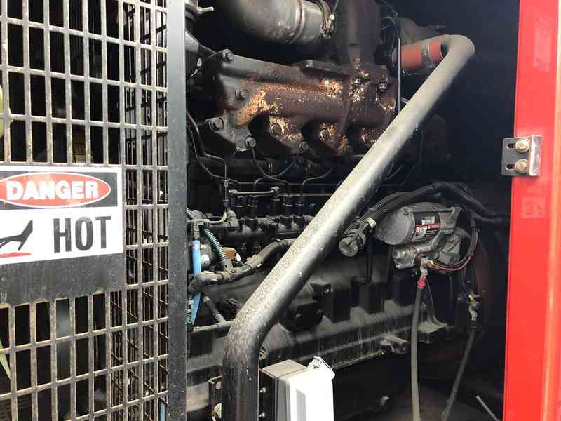 Used Baldor TS250T Rental Grade Diesel Generator, 127 Hrs, EPA Tier 3