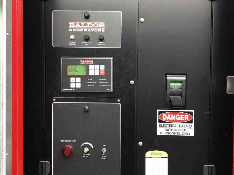 Used Baldor TS250T Rental Grade Diesel Generator, 127 Hrs, EPA Tier 3