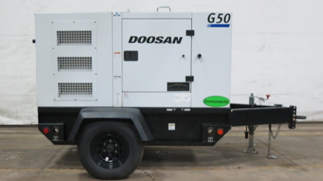 New Doosan G50 Rental Grade Diesel Generator, 0 Hrs, EPA Tier 4 w/Warranty