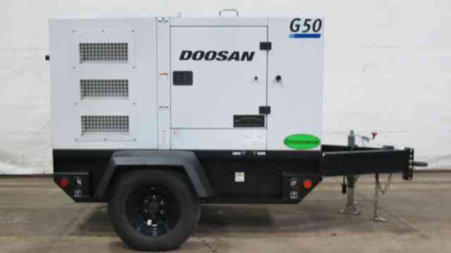 New Doosan G50 Rental Grade Diesel Generator, 0 Hrs, EPA Tier 4 w/Warranty