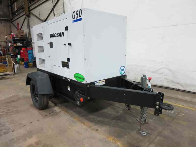 New Doosan G50 Rental Grade Diesel Generator, 0 Hrs, EPA Tier 4 w/Warranty
