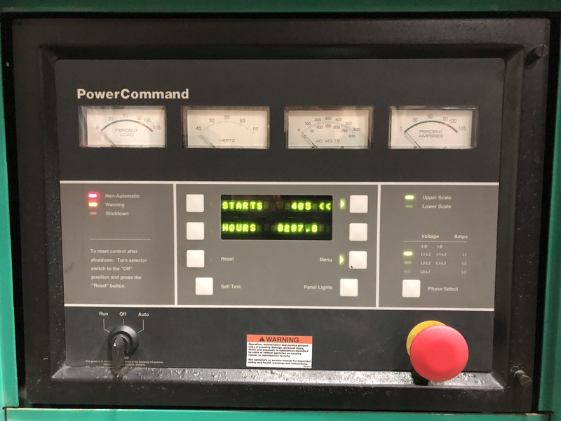Used Cummins DFCC Diesel Generator, 207 Hrs