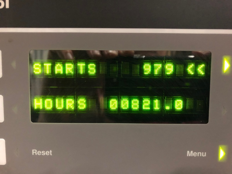 Used Cummins DFHC Diesel Generator, 821 Hrs