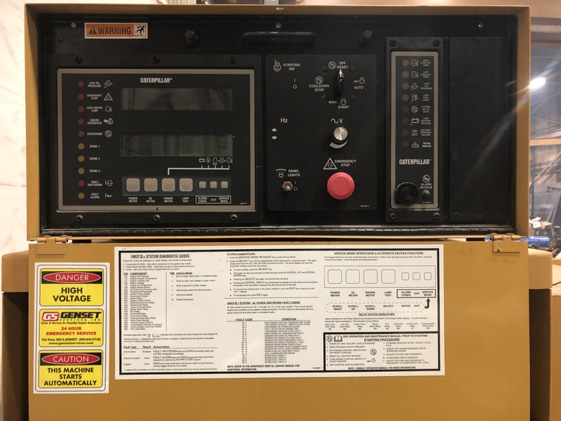 Used Caterpillar 3412 Diesel Generator, 554 Hrs